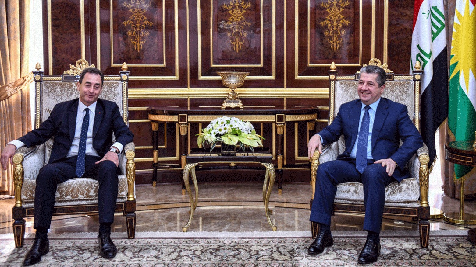 Mesrur Barzani, Fransa’nın Irak Büyükelçisini kabul etti